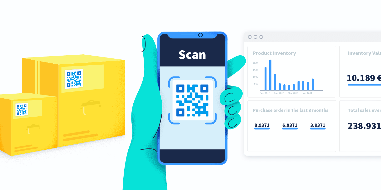 Using QR Codes to manage inventory.