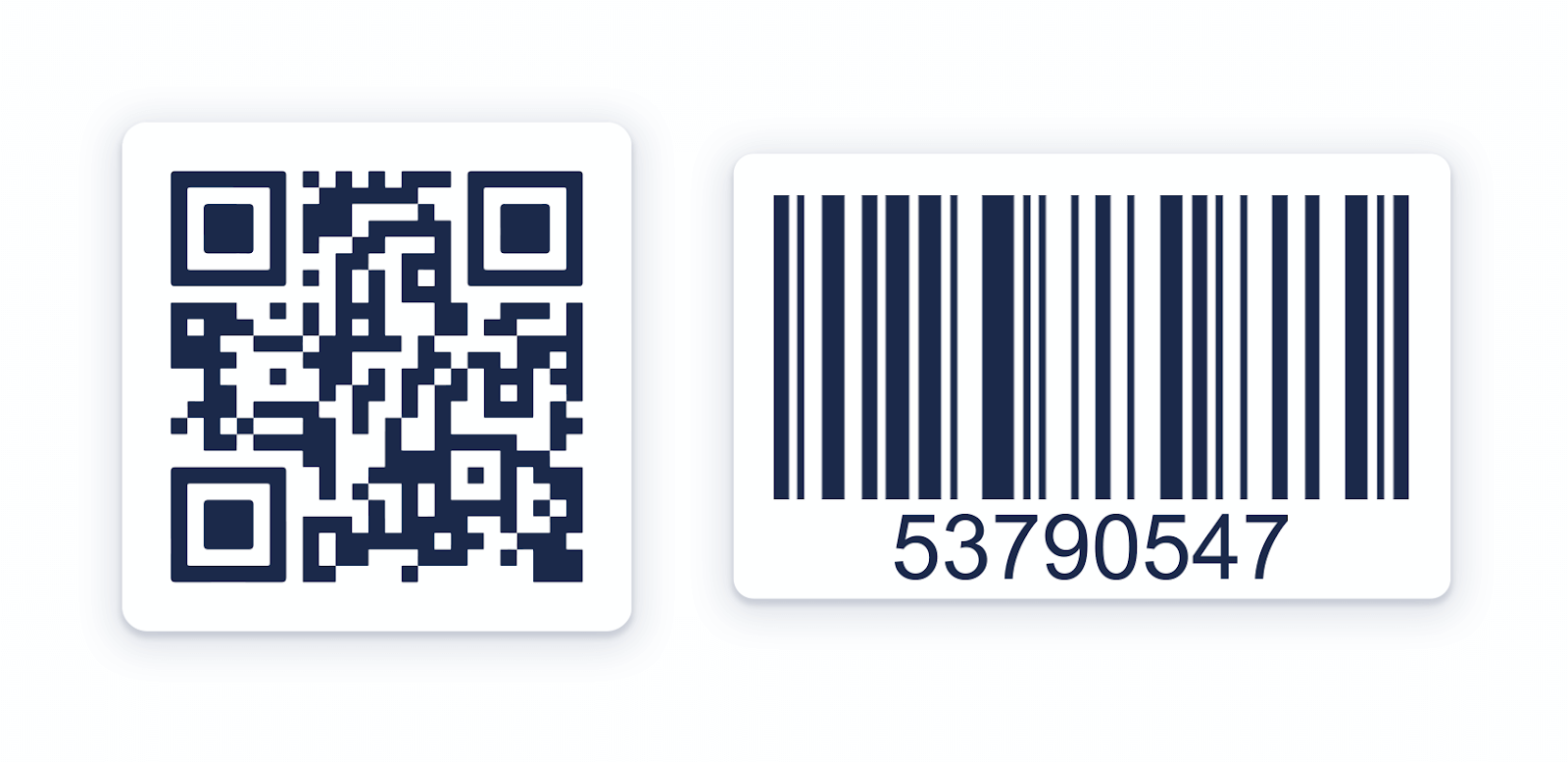 QR Code vs Bar Code.