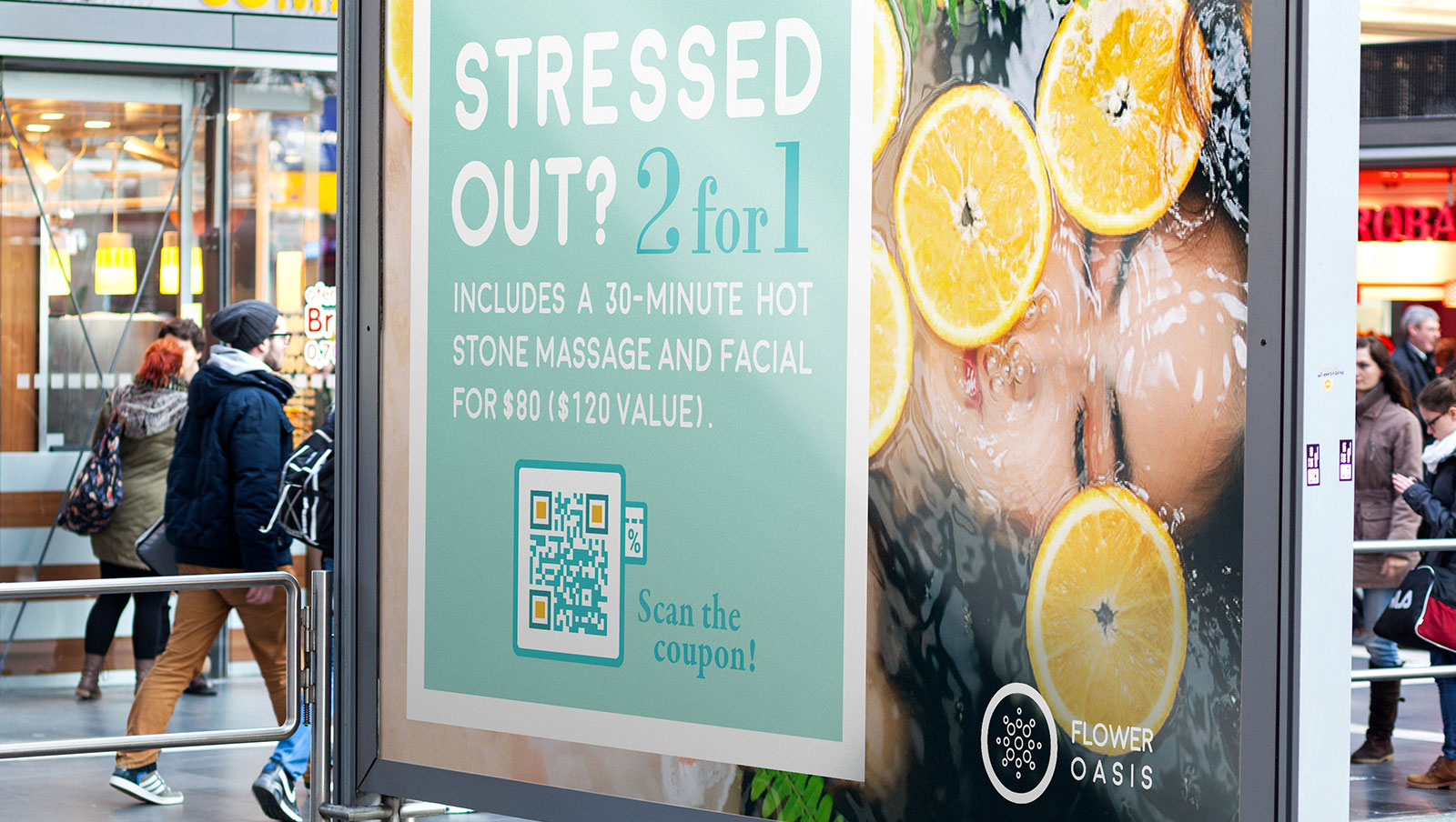 Using a QR Code to track scans on a poster.