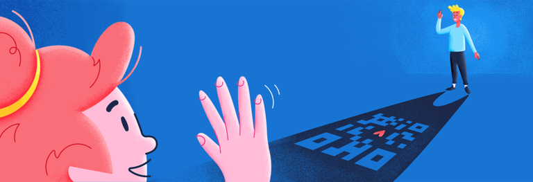 How are QR Codes used for social distancing