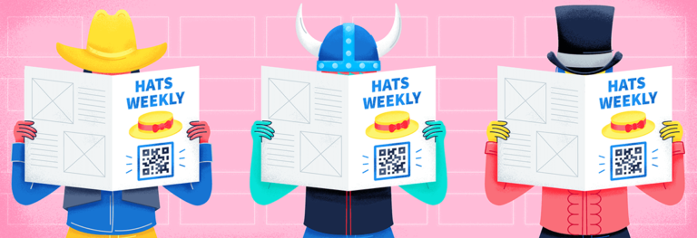 Using QR Codes in magazine ads