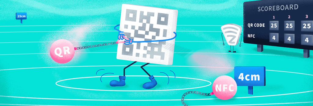 QR Code vs NFC and why QR Code wins