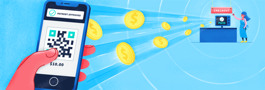 contactless payments with QR Codes