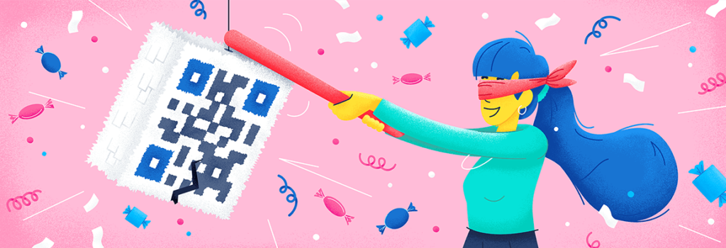 Giveaway contest with QR Codes