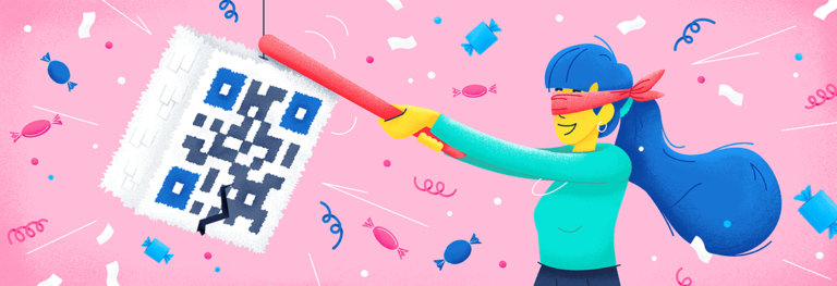 Giveaway contest with QR Codes