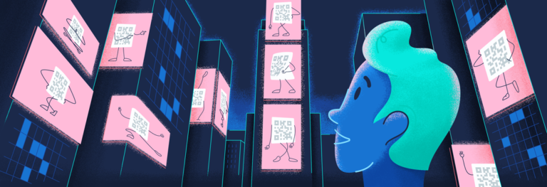 Man is inspired by QR Code marketing campaigns