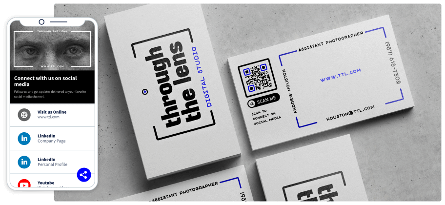 LinkedIn - private resume QR Code