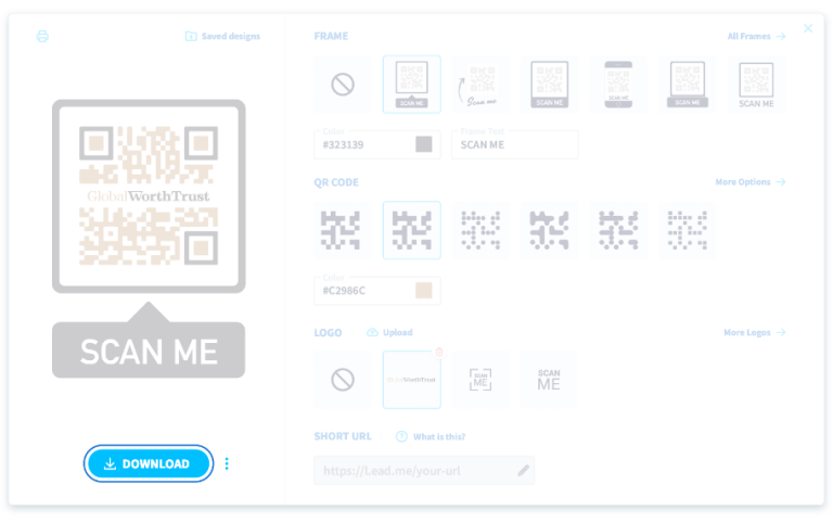 Download QR Codes into Different Formats | QR Code Generator