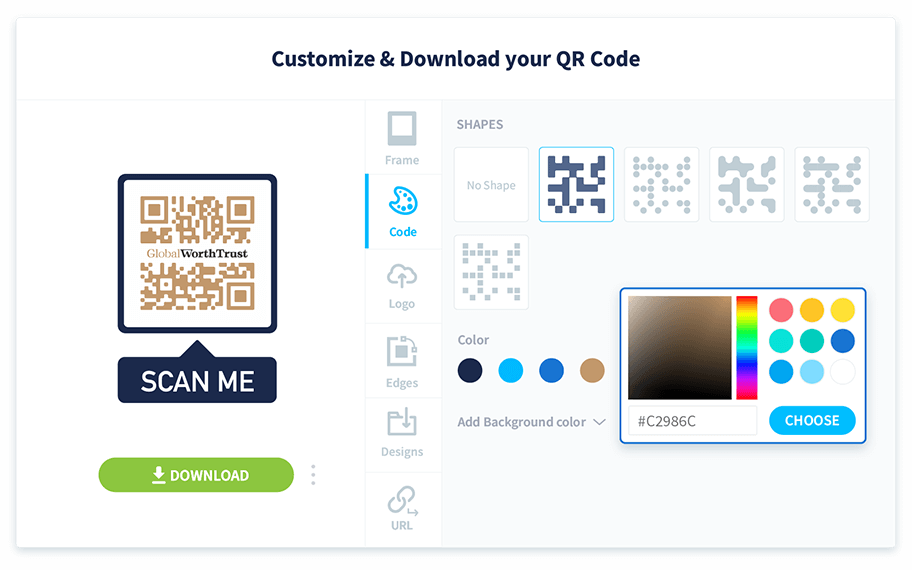 Desiging a QR Code.