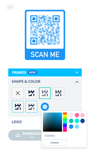 Pick a color that suits your style