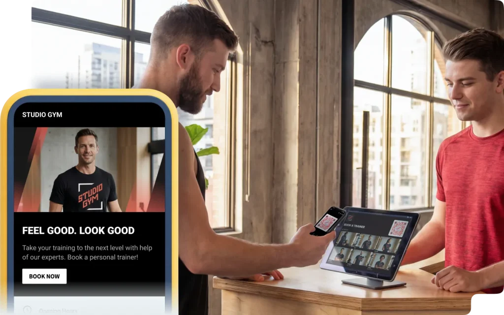 QR Code marketing ideas for gyms and wellness studios