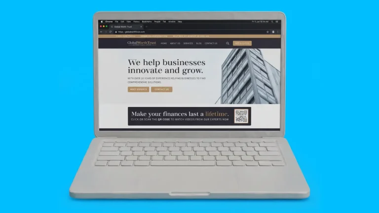 QR Codes on Web Banners