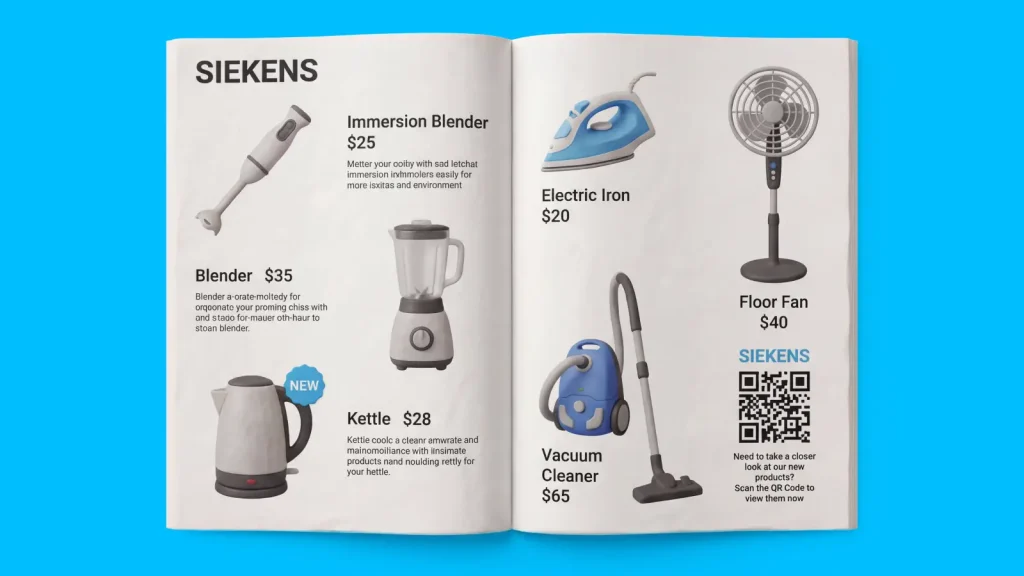 QR Codes on Catalogs