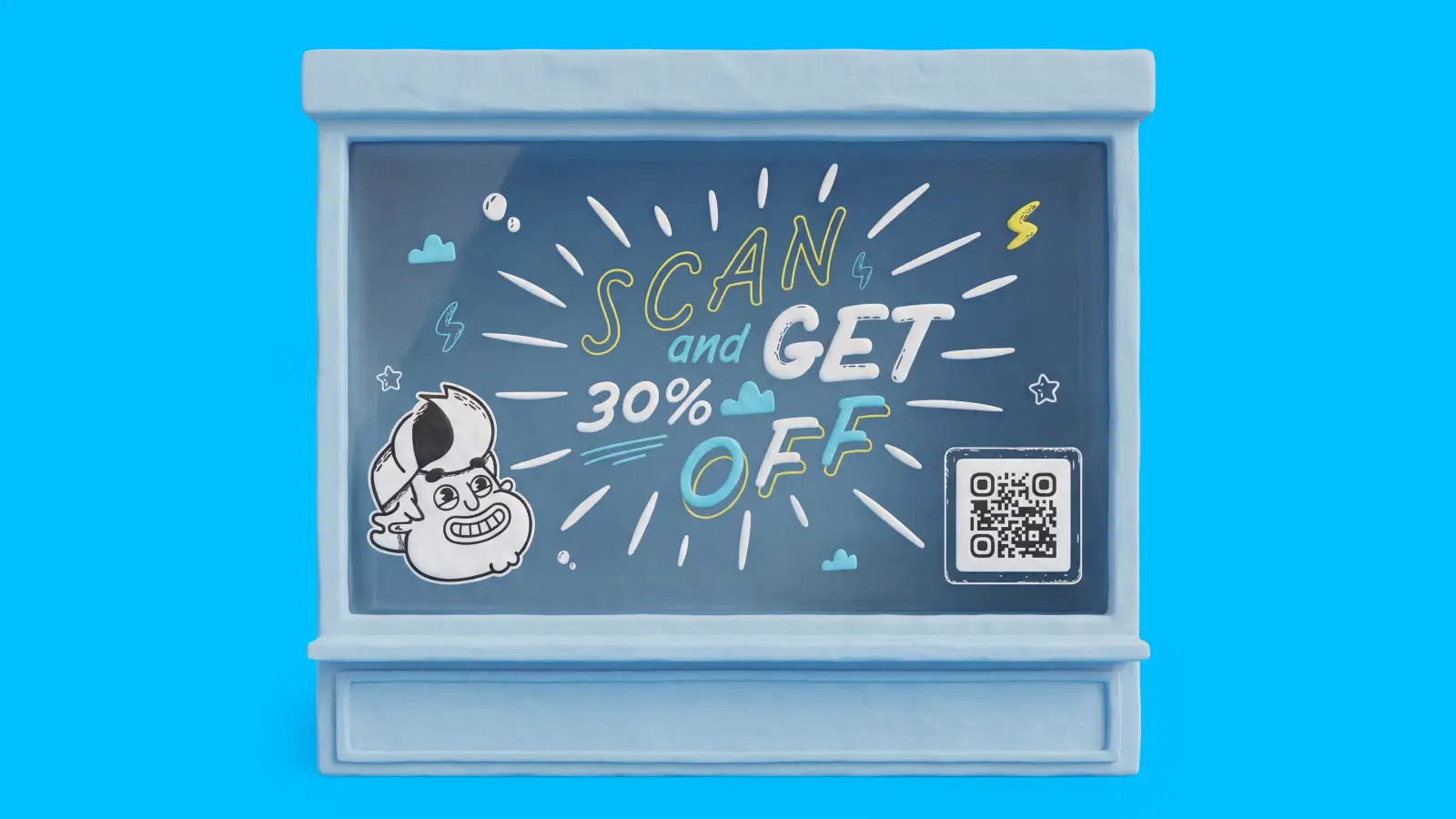 Window Qmid Code QR Codes on Shop Windows | QR Code Generator