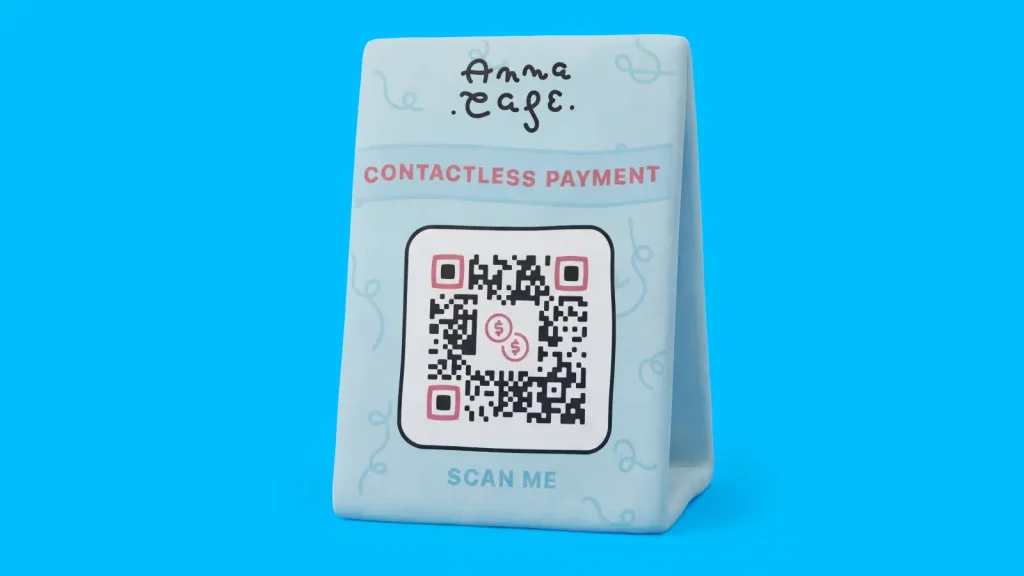 QR Codes on Table Tents