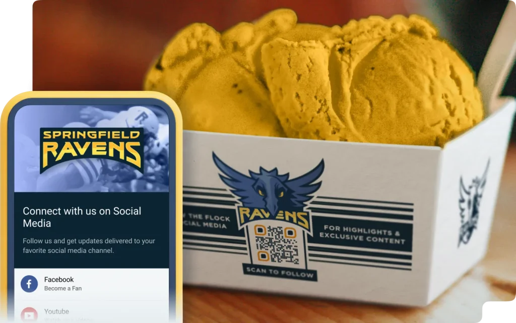 Creative TikTok QR Code idea on banners