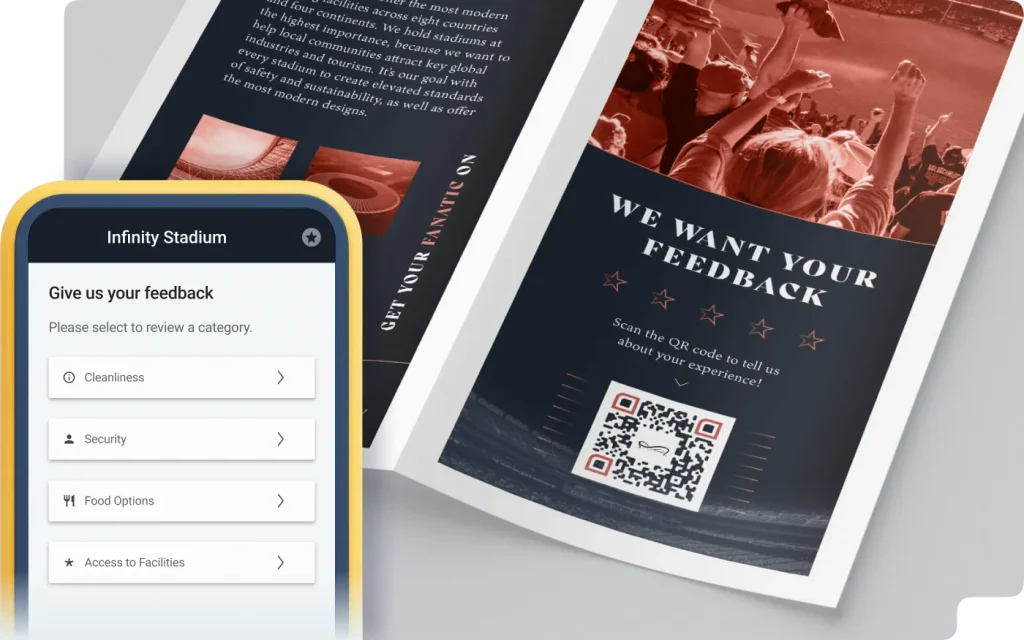 QR Code inspiration for stadiums.