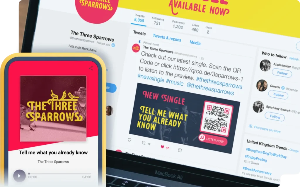 QR Code marketing ideas for musicians and artists